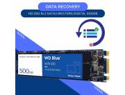 DATA RECOVERY HD SSD M.2 SATA3 500GB WESTERN DIGITAL WDS500G2B0B BLUE 560/530