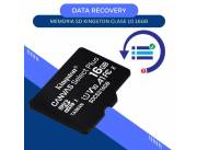 DATA RECOVERY MEM SD 16GB KINGSTON CLASE 10