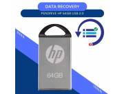 DATA RECOVERY PEN DRIVE 64GB USB 2.0 HP