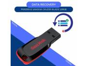 DATA RECOVERY PENDRIVE USB 2.0 CRUZER BLADE 128GB SANDISK