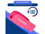 DATA RECOVERY PENDRIVE 64GB 2.0 SANDISK