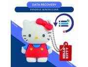 DATA RECOVERY PENDRIVE 8GB- DISEÑO HELLO KITTY ROJO