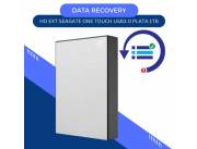 DATA RECOVERY HD EXT SEAGATE 1TB ONE TOUCH USB3.0 PLATA