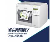 MANTENIMIENTO DE IMPRESORA EPSON C3500 COLORWORKS