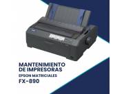 MANTENIMIENTO DE IMPRESORA EPSON FX-890