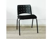 Silla fija Macox Negro asiento Tapizado (671+678)