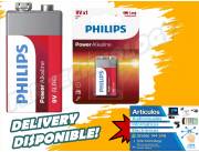 PILA PHILIPS ALCALINA 9V RECTANGULAR