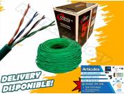 CABLE DE RED IURON OWIRE UTP INTERNO CAT5E 305 METROS VERDE