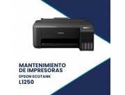 MANTENIMIENTO DE IMPRESORA EPSON L 1250 SF WIR