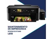 MANTENIMIENTO DE IMPRESORA EPSON L 810
