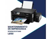 MANTENIMIENTO DE IMPRESORA EPSON L 850 MULTIFUNCION/FOTOGRAFICA/CD