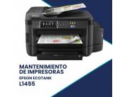 MANTENIMIENTO DE IMPRESORA EPSON L1455 MULTIFUNCION/FAX WIR/RED/A3