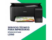 SERVICIO TÉCNICO PARA IMPRESORAS EPSON L3150 ECO TANK IMP/COP/SCA/USB/WIFI/IPV6/BIVOLT