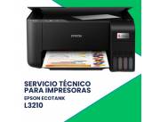 SERVICIO TÉCNICO PARA IMPRESORAS EPSON L3210 ECO TANK IMP/COP/SCA/USB/BIVOLT CAB/USB