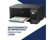 MANTENIMIENTO DE IMPRESORA EPSON L3250 ECO TANK IMP/COP/SCA/USB/WIFI/220V CAB/USB