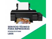 SERVICIO TÉCNICO PARA IMPRESORAS EPSON L805 ECO TANK IMP CD/DVD/USB/WIFI 220V