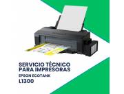 SERVICIO TÉCNICO PARA IMPRESORAS EPSON L1300 ECO TANK A3/A3+/BIVOLT