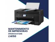 MANTENIMIENTO DE IMPRESORA EPSON L14150 ECO TANK IMP/COP/SCA/FAX/ADF/USB/WIFI/RED/IPV6