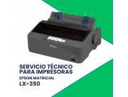 SERVICIO TÉCNICO PARA IMPRESORAS EPSON LX-350 USB/PAR/220V/NEGRO