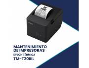 MANTENIMIENTO DE IMPRESORA EPSON TM-T20IIIL USB/SERIAL/BIVOLT