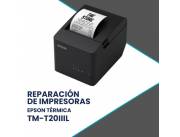 REPARACIÓN DE IMPRESORAS EPSON TERMI RECIBOS 3 TM-T20IIIL-002 RED/BIVOLT GRIS