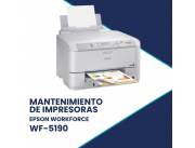 MANTENIMIENTO DE IMPRESORA EPSON WF-5190 WORKFORCE PRO WIR