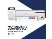 MANTENIMIENTO DE IMPRESORA EPSON SURECOLOR T3170 P/PLANO/FOTO/DISEÑO 24'' USB/WIFI