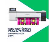 SERVICIO TÉCNICO PARA IMPRESORAS EPSON SURECOLOR F571 FLUO WIFI