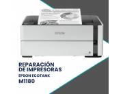 REPARACIÓN DE IMPRESORAS EPSON M1180 ECO TANK IMP/USB/WIFI/RED/BIVOLT CAB/USB
