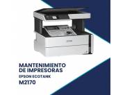MANTENIMIENTO DE IMPRESORA EPSON M2170 ECO TANK IMP/COPIA/SCAN/WIFI/BIVOLT