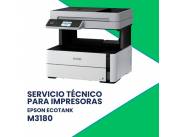 SERVICIO TÉCNICO PARA IMPRESORAS EPSON M3180 ECO TANK IMP/COP/SCA/USB/WIFI/RED/BIVOLT