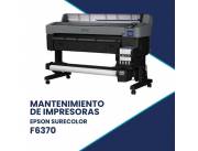 MANTENIMIENTO DE IMPRESORA EPSON SURECOLOR F6370
