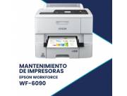 MANTENIMIENTO DE IMPRESORA EPSON WF-6090 WORKGROUP PRO