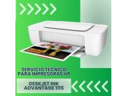 SERVICIO TÉCNICO PARA IMPRESORAS HP DESKJET INK ADVANTAGE 1115