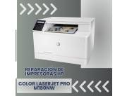 REPARACIÓN DE IMPRESORAS HP LJ PRO M180NW IMP/COP/SCA/220V COLOR