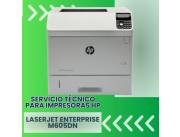 SERVICIO TÉCNICO PARA IMPRESORAS HP LJ M605DN ENTERPRISE 220V