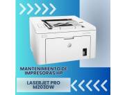 MANTENIMIENTO DE IMPRESORA HP LASER M203DW