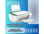 MANTENIMIENTO DE IMPRESORA HP DJ 2375 ADVANTAGE IMP/COP/SCA/USB/BIVOLT