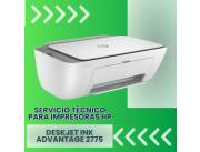 SERVICIO TÉCNICO PARA IMPRESORAS HP DJ 2775 ADVANTAGE IMP/COP/SCA/USB/WIFI/BIVOLT