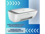 MANTENIMIENTO DE IMPRESORA HP DJ 2775 IMP/COP/SCA/USB/WIFI/BIVOLT