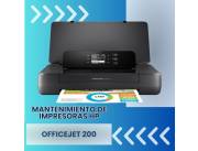 MANTENIMIENTO DE IMPRESORA HP OJ 200 PORTATIL EP/USB/WIFI C/BATERIA BIVOLT