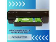 MANTENIMIENTO DE IMPRESORA HP OJ 7110 WIDE A3 WIFI/BIVOLT