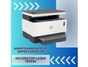 MANTENIMIENTO DE IMPRESORA HP LASER 1200W NEVERSTOP MF WIR
