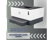 REPARACIÓN DE IMPRESORAS HP LASER 1000N NEVERSTOP SF