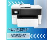 MANTENIMIENTO DE IMPRESORA HP 7740 W MULTIFUNCION FAX A3