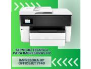 SERVICIO TÉCNICO PARA IMPRESORAS HP 7740 W MULTIFUNCION FAX A3