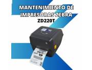 MANTENIMIENTO DE IMPRESORA ZEBRA ETIQUETA 4'' ZD220T