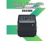 SERVICIO TÉCNICO PARA IMPRESORAS ZEBRA ZD230D USB