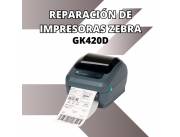 REPARACIÓN DE IMPRESORAS ZEBRA ETIQUETA 4'' GK420D