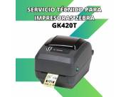 SERVICIO TÉCNICO PARA IMPRESORAS ZEBRA GK420T 230DPI RED/USB